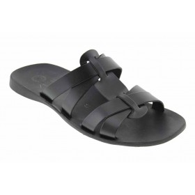 Sandals Zeus 1273 black leather