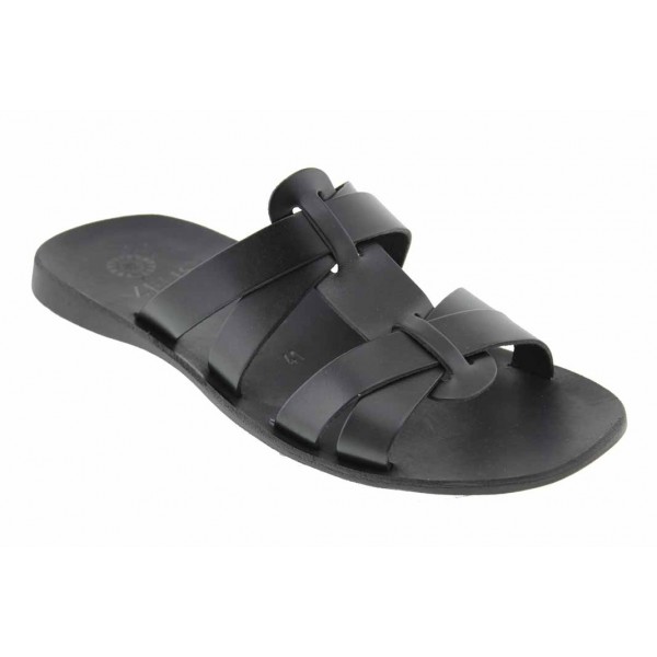 Sandale  Zeus 1273 cuir noir