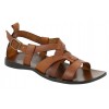 Sandals Zeus 1250 brown leather