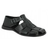 Sandale  Zeus 1520 cuir noir