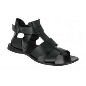 Sandals Zeus 1422 black leather