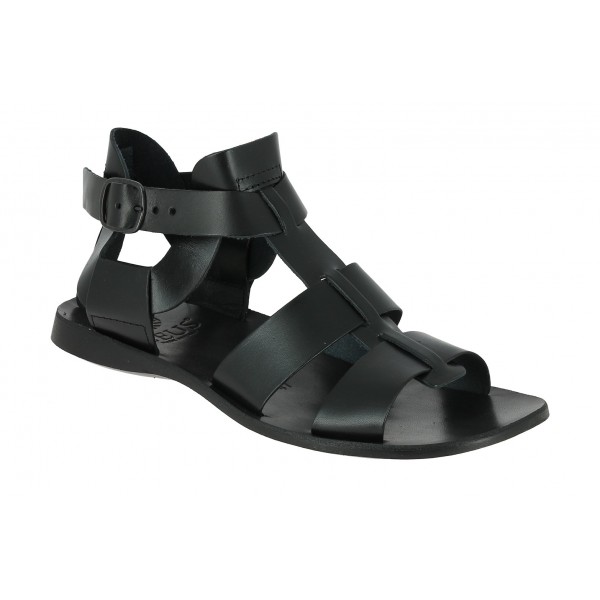 Sandals Zeus 1422 black leather