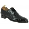 Oxford shoe Mezlan 4338 genuine black crocodile