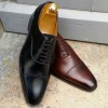 Oxford shoe Center 51 12082 Bret brown leather