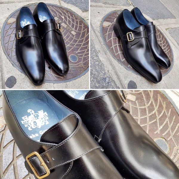 Monk strap shoe Center 51 12250 Tony black leather