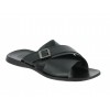 Sandals Zeus 1715 black leather