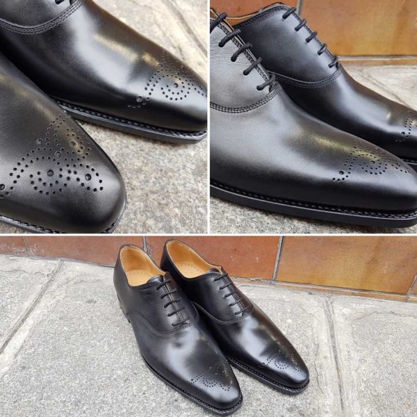 Oxford shoe Center 51 12168 Doug black leather