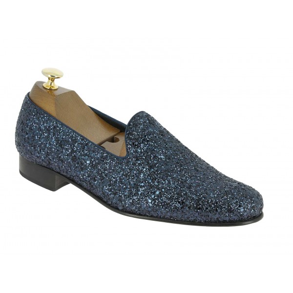 Mocassin slippers sleepers Center 51 night light paillettes marine