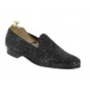Mocassin slippers sleepers Center 51 night light paillettes noir
