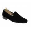 Moccasin slippers sleepers Center 51 Duke  black velvet