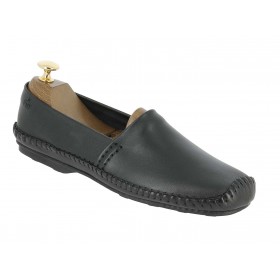 Mocassin souple Dingo 0610 cuir noir