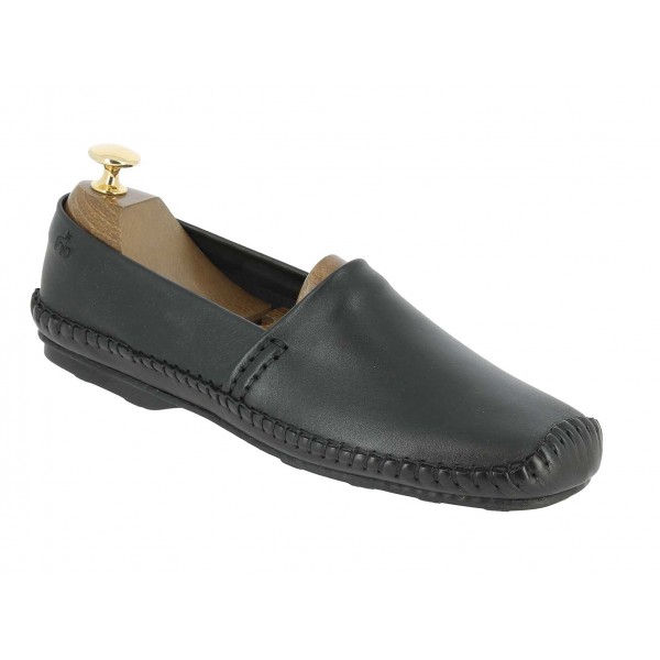 Mocassin souple Dingo 0610 cuir noir
