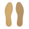 Leather and cork insole