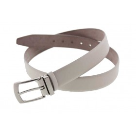Ceinture en cuir beige