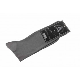 Fine egytian mercerized cotton socks grey