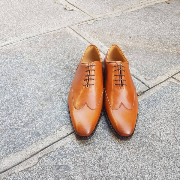 Oxford shoe Center 51 12421 Washington blond leather