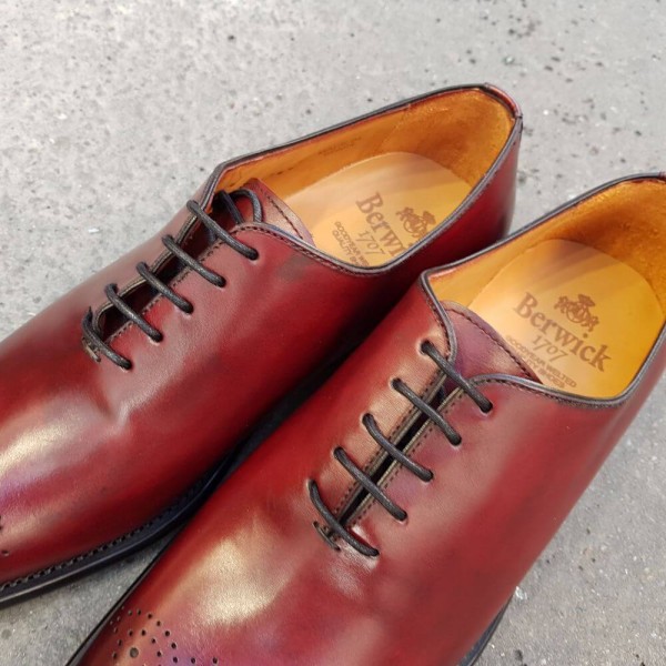 Richelieu Berwick 3582 cuir bordeaux