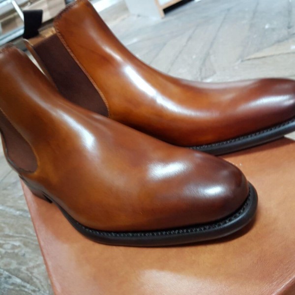 Boot Berwick 946 brown leather