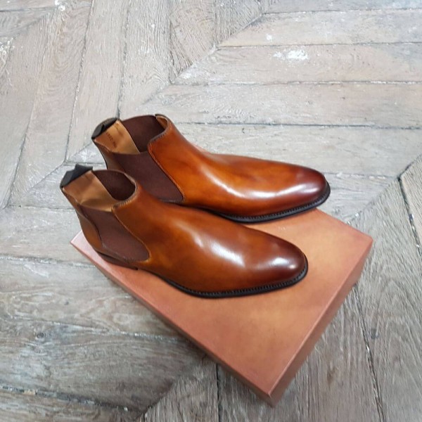 Boot Berwick 946 brown leather