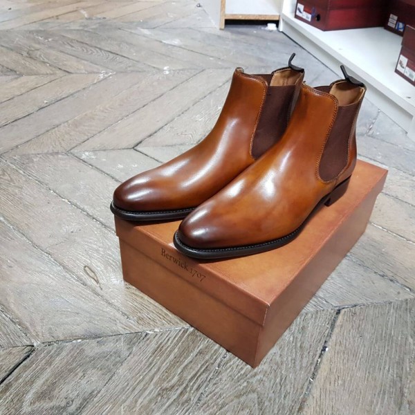 Boot Berwick 946 brown leather
