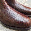 Boot Center 51 6191 Reno brown leather python print finish