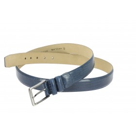 Ceinture Mezlan en véritable lézard marine