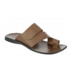 Sandals Zeus 1173 brown leather