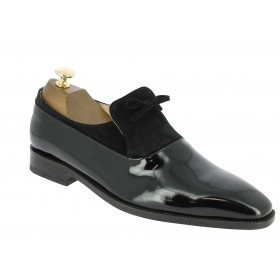 Mocassin sans gene Center 51 13105 cuir vernis noir