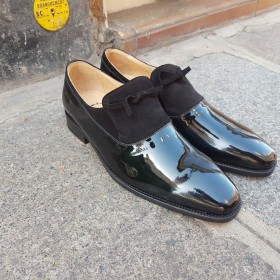 Mocassin sans gene Center 51 13105 cuir vernis noir