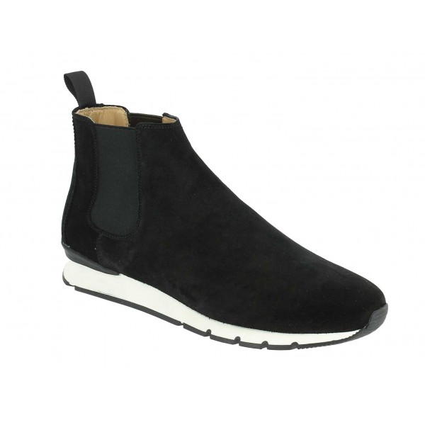 Sneakers Bottine Center 51 13004 daim noir