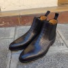 Boot Berwick 946 black leather crocodile print finish