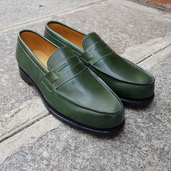 Mocassin Femme Center 51 0622 Wendy cuir vert