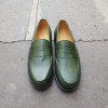 Moccasin Center 51 2906 Dan green leather