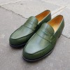 Moccasin Center 51 2906 Dan green leather