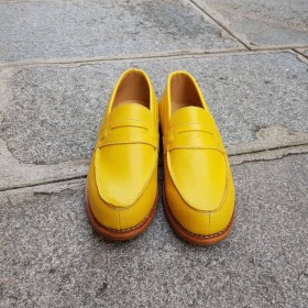 Mocassin Femme Center 51 0622 Wendy cuir jaune