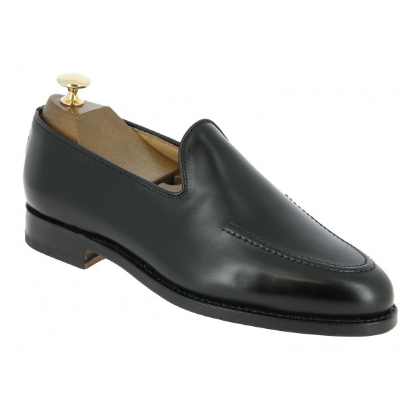 Moccasin Center 51 13369 black leather