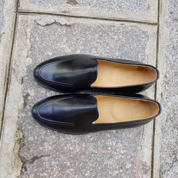 Mocassin Center 51 13369 cuir noir