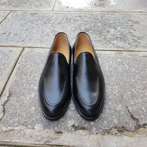 Mocassin Center 51 13369 cuir noir