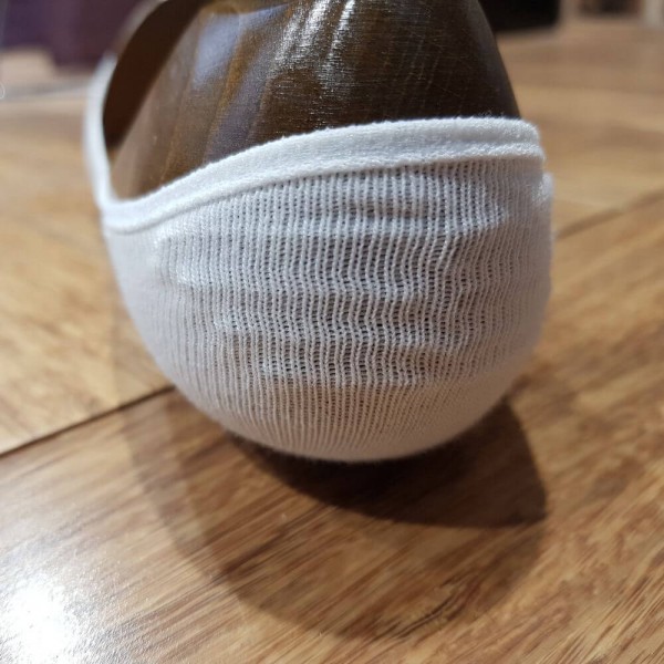 Socquettes en fil coton blanc