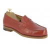 Moccasin Woman Center 51 0622 Wendy red leather