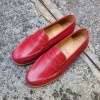 Moccasin Woman Center 51 0622 Wendy red leather