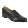 Mocassin Center 51 classico 6369 cuir façon lézard noir