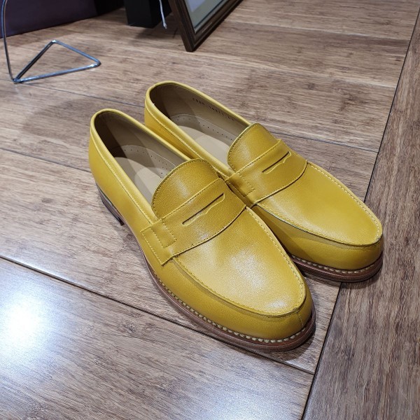 Mocassin Center 51 2906 Dan cuir jaune