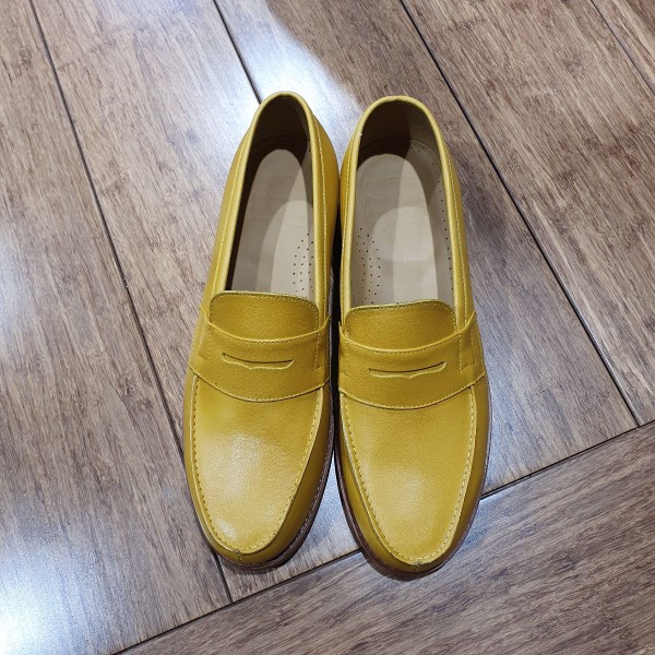 Moccasin Center 51 2906 Dan yellow leather