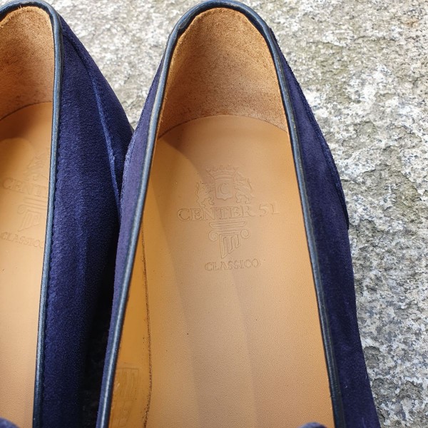 Mocassin Center 51 classico sphynx daim marine