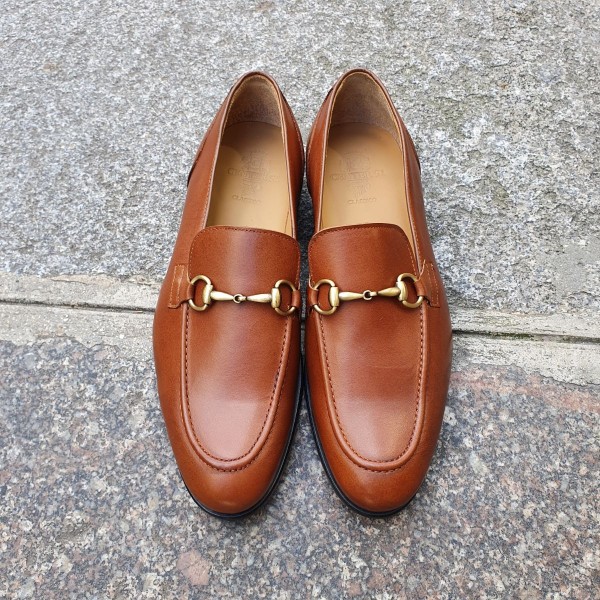 Mocassin Center 51 classico sphynx cuir marron