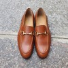 Moccasin shoe Center 51 Classico Sphynx brown leather