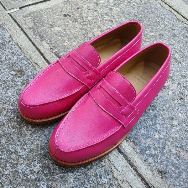 Moccasin Woman Center 51 0622 Wendy pink leather
