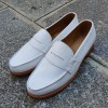 Moccasin Center 51 2906 Dan white leather