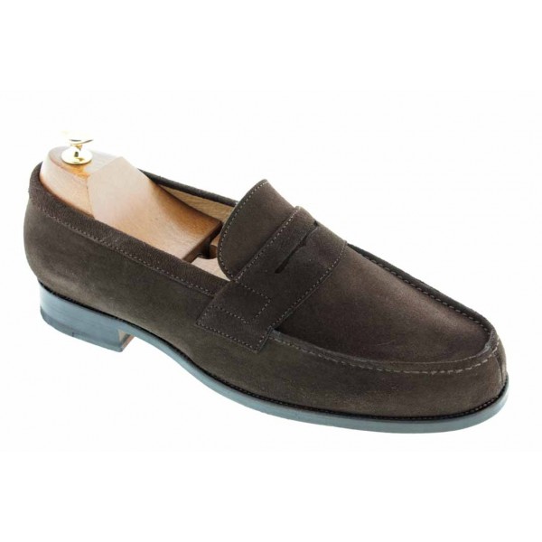Moccasin Center 51 1961 Tod brown suede